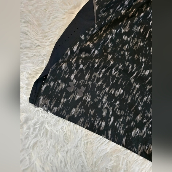 Under Armour Black Patterned Athletic Shorts - Picture 3 of 10
